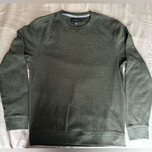 Banana Republic Men’s Waffle Knit Sweatshirt Olive